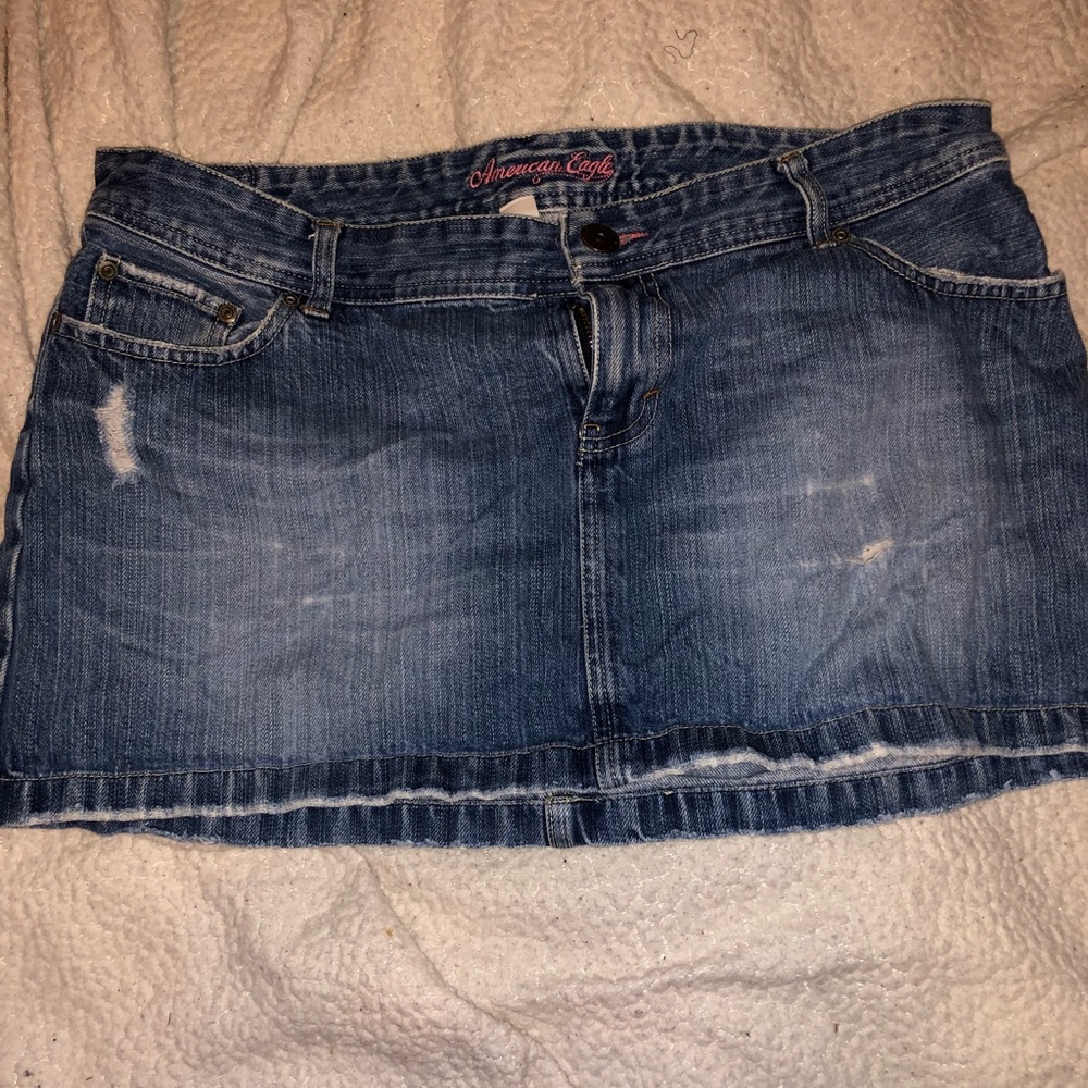 American eagle denim skirt